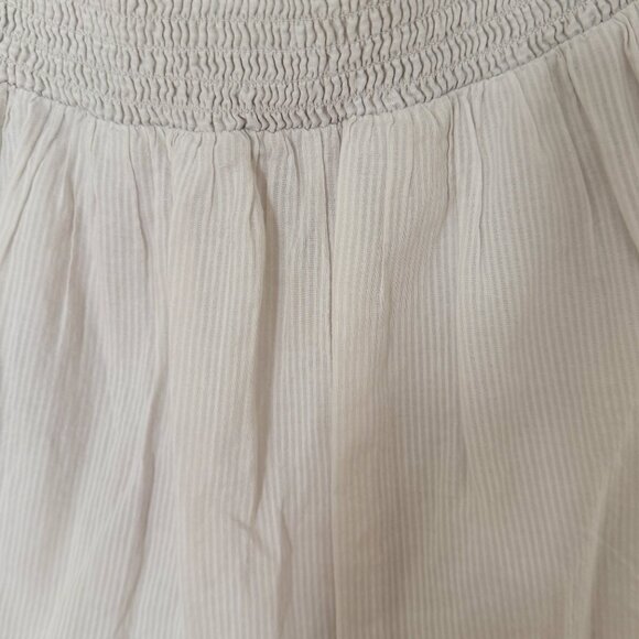 Cream A-Line Mini Skirt - Picture 2 of 4